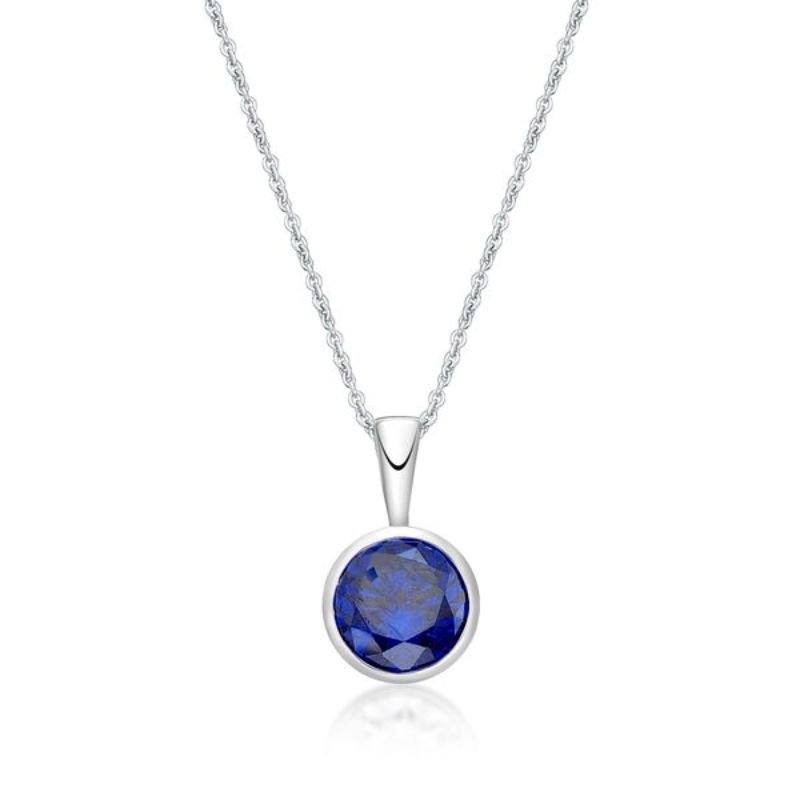 Picture of FEBRUARY  , 5mm BEZEL PENDANT with CHAIN